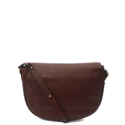 Picture of Mulberry Satchel Tessie Satchel in Oxblood, Calfskin Leather
