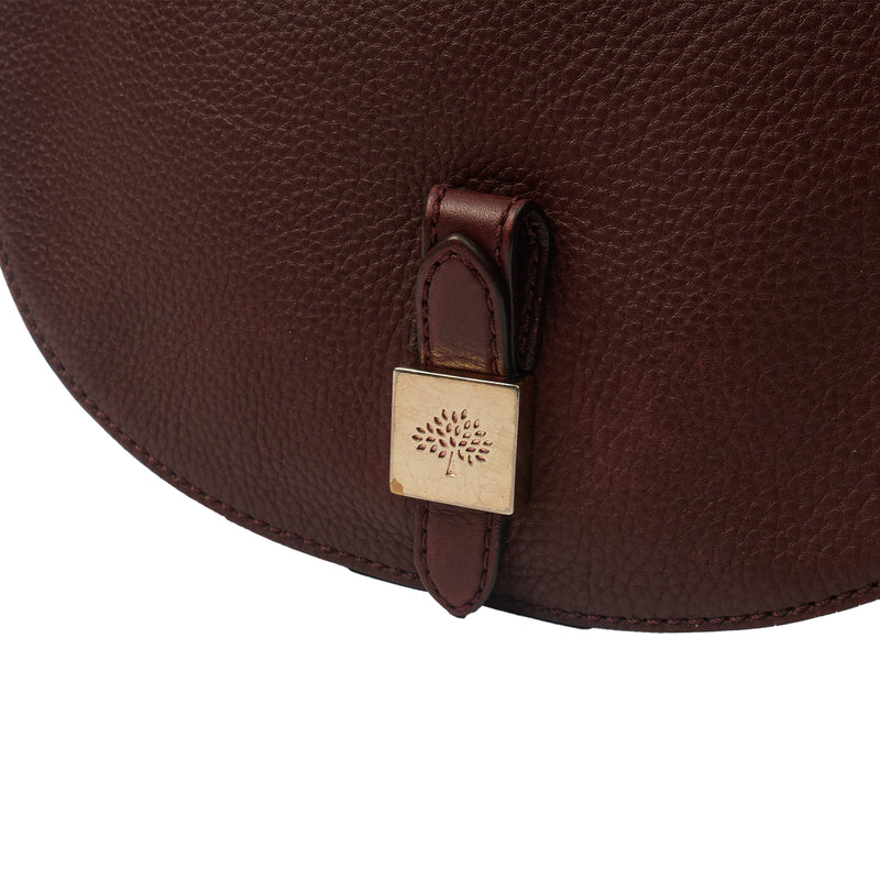 Picture of Mulberry Satchel Tessie Satchel in Oxblood, Calfskin Leather