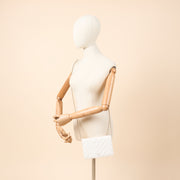 Picture of Chanel Cross Body Wallet on Chain in White, Crinkled Calfskin Leather