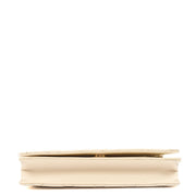 Picture of Chanel Cross Body Wallet on Chain in White, Crinkled Calfskin Leather