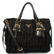Picture of Prada Shoulder Bag Lux Tote in Black, Nylon