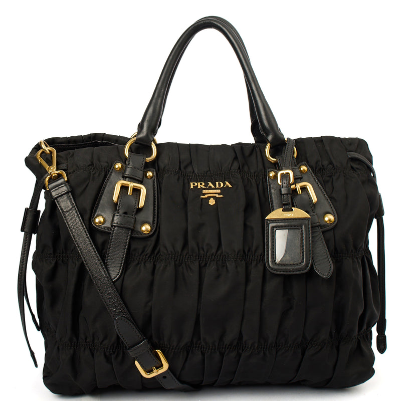Picture of Prada Shoulder Bag Lux Tote in Black, Nylon