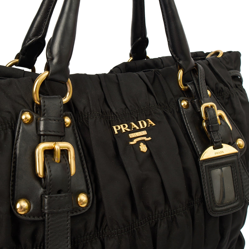 Picture of Prada Shoulder Bag Lux Tote in Black, Nylon
