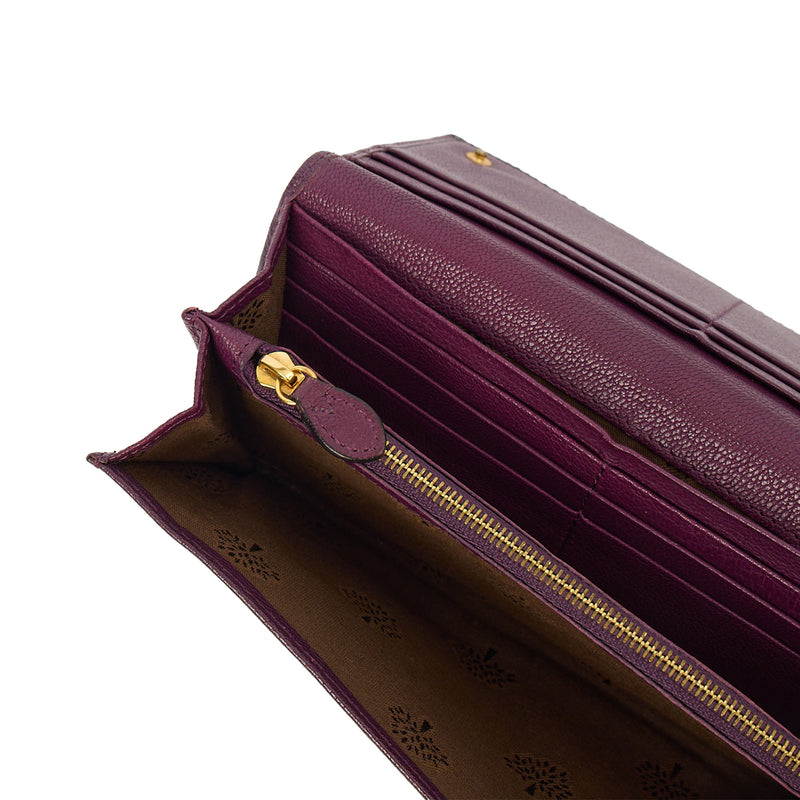Picture of Mulberry Purse Wallet in Purple, Calfskin Leather