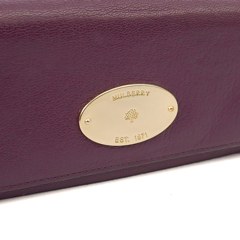 Picture of Mulberry Purse Wallet in Purple, Calfskin Leather