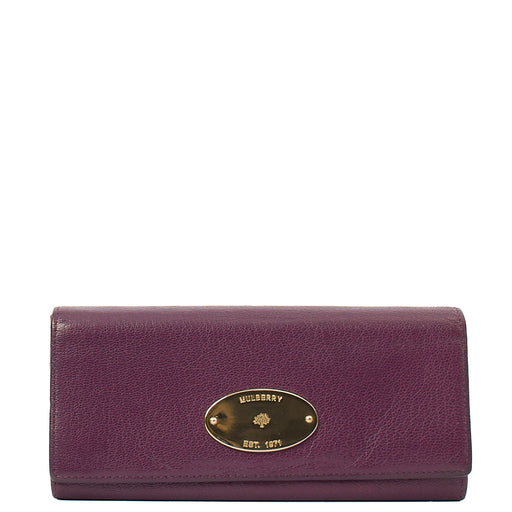 Picture of Mulberry Purse Wallet in Purple, Calfskin Leather