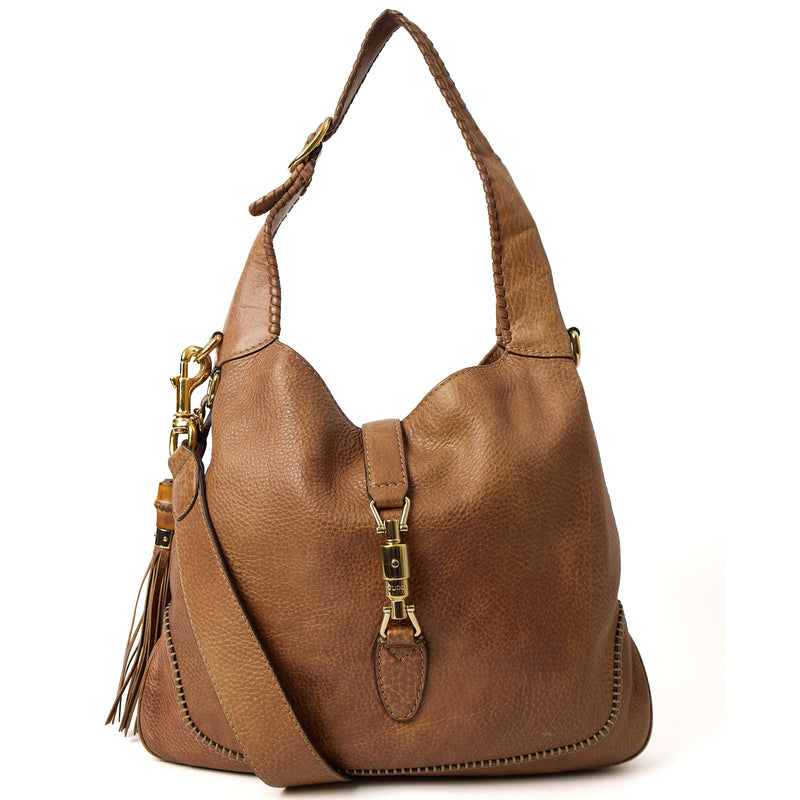 Picture of Gucci Shoulder Bag Jackie Hobo in Brown, Leather