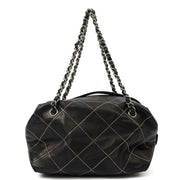 Picture of Chanel Shoulder Bag Bowler in Black, Lambskin Leather