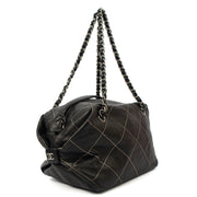 Picture of Chanel Shoulder Bag Bowler in Black, Lambskin Leather