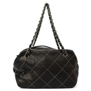 Picture of Chanel Shoulder Bag Bowler in Black, Lambskin Leather