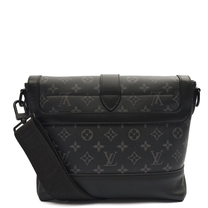 Picture of Louis Vuitton Satchel Saumur 35 in Monogram Eclipse, Canvas