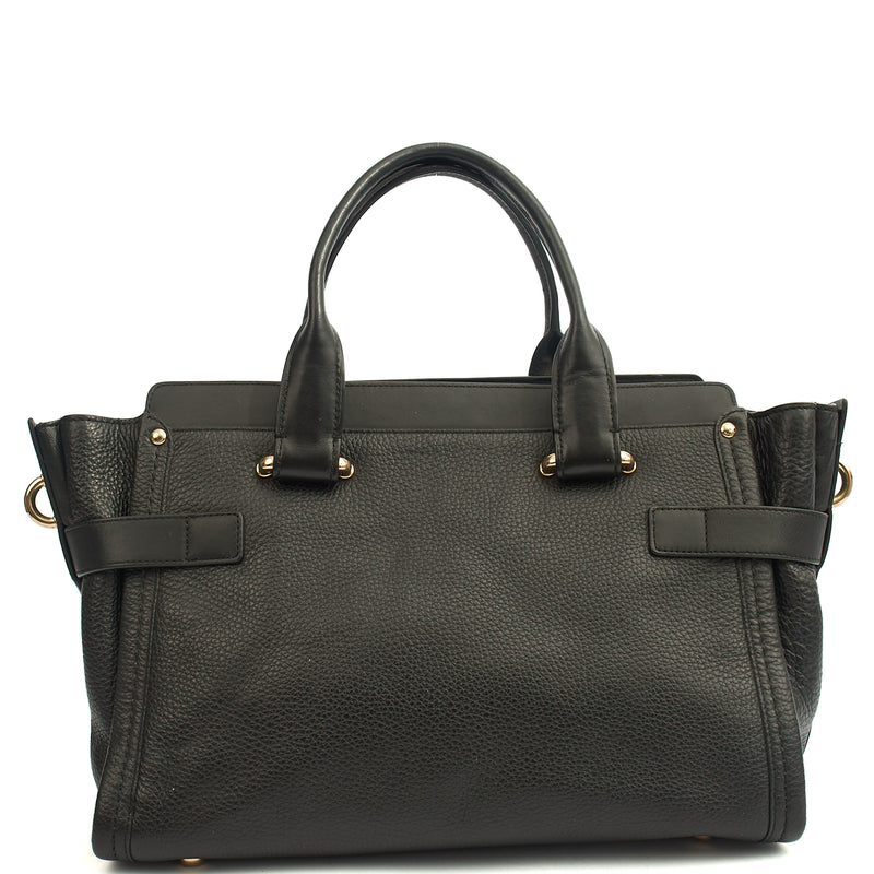 Picture of Coach Tote Swagger in Black, Leather