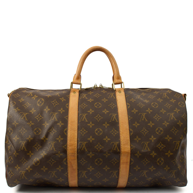 Picture of Louis Vuitton Tote Keepall 50 Bandouliere in Monogram, Canvas