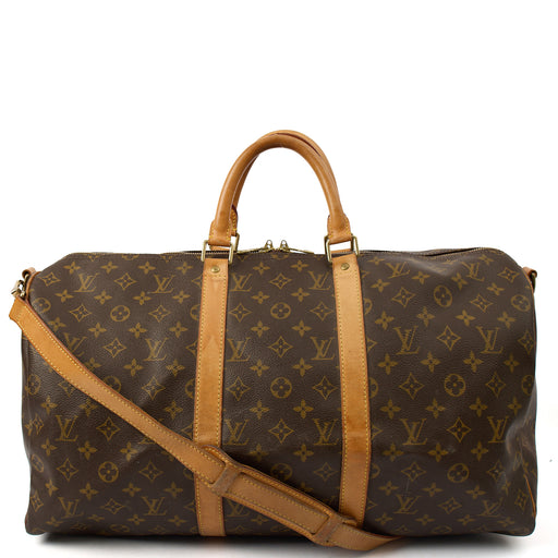 Picture of Louis Vuitton Tote Keepall 50 Bandouliere in Monogram, Canvas