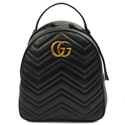 Picture of Gucci Backpack Marmont Backpack in Black, Leather