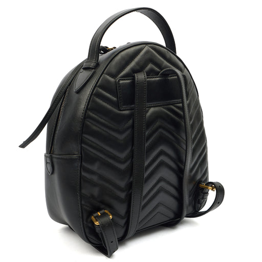 Picture of Gucci Backpack Marmont Backpack in Black, Leather