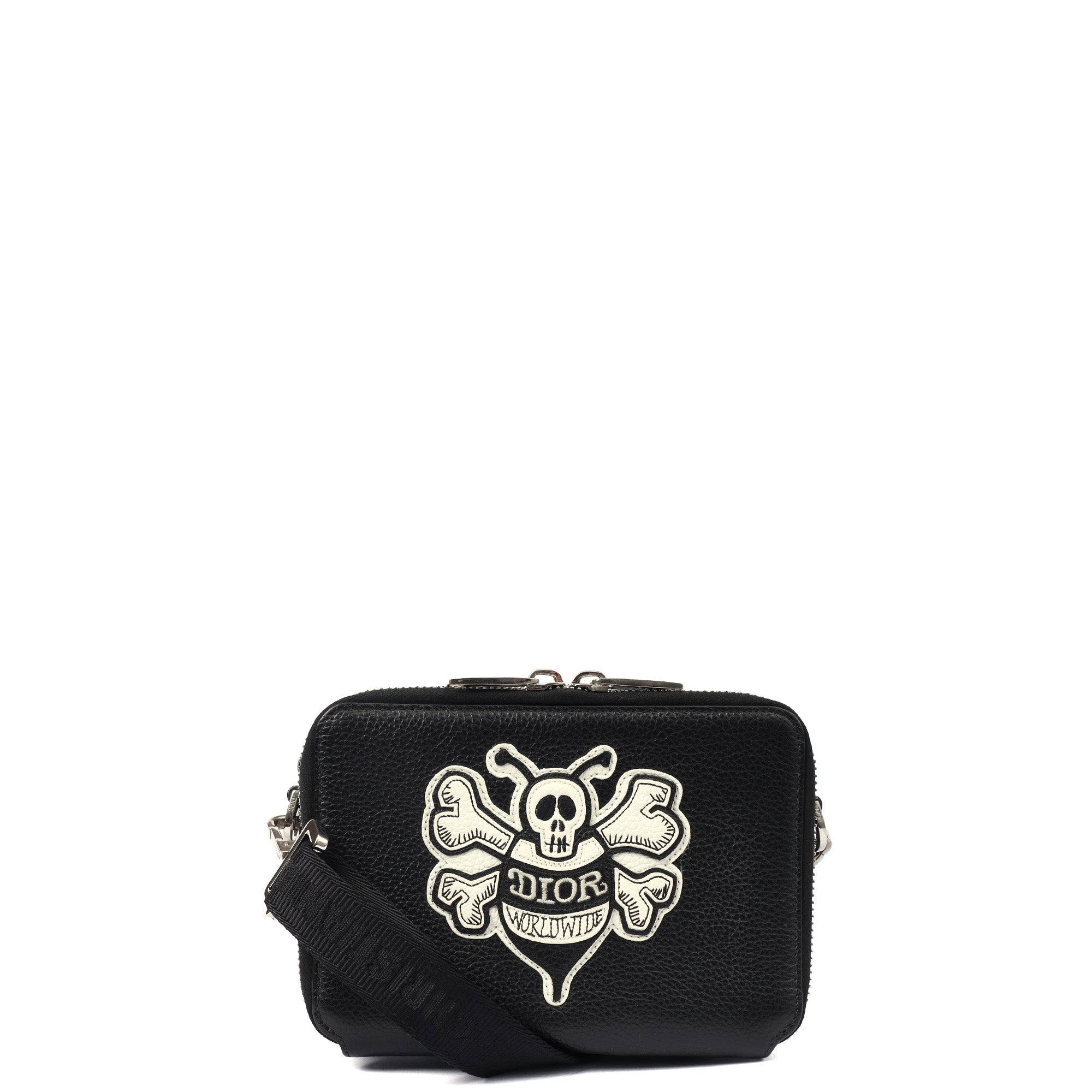 バッグ christianDior Christian Dior Cross Body Shoulder Bag in Black, Leather | The