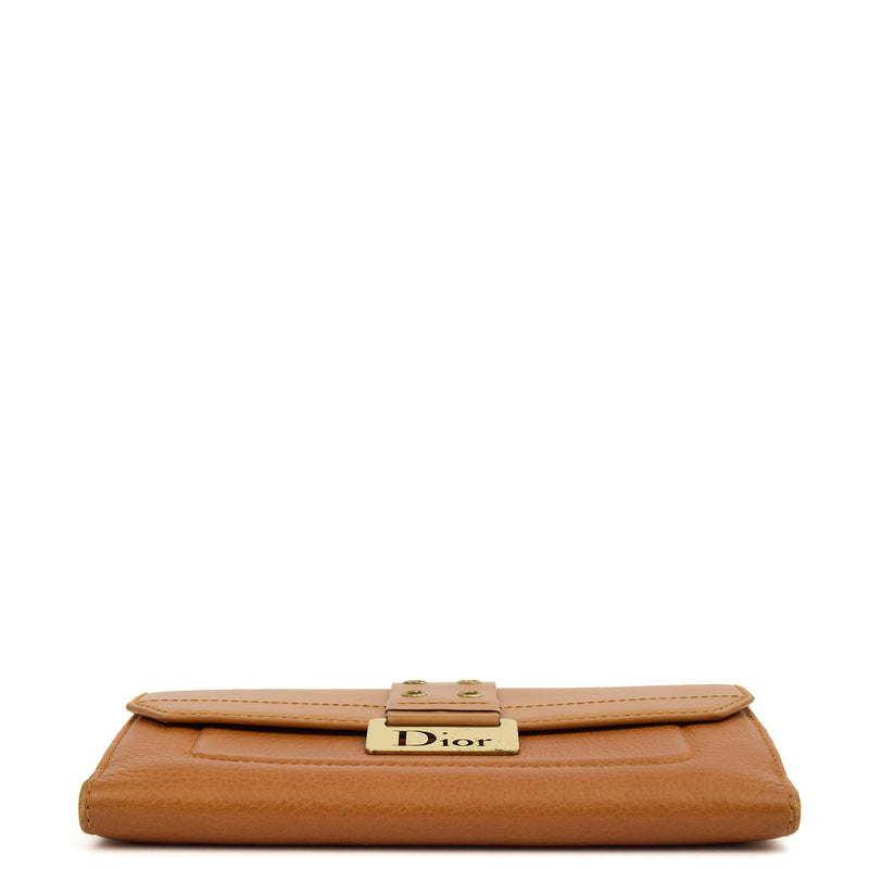 Picture of Christian Dior Wallet Purse  in Brown, Calfskin
