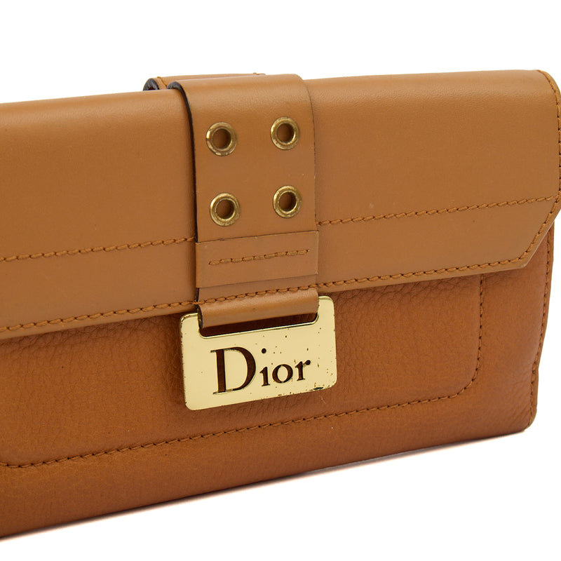 Picture of Christian Dior Wallet Purse  in Brown, Calfskin