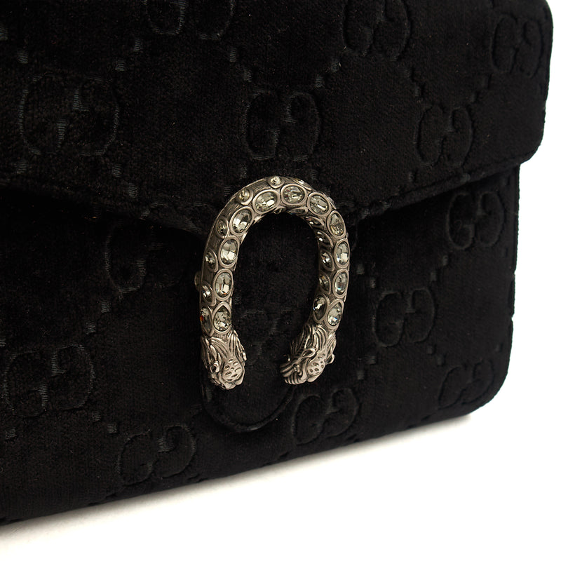 Picture of Gucci Cross Body Dionysus Chain Wallet in Black, Leather