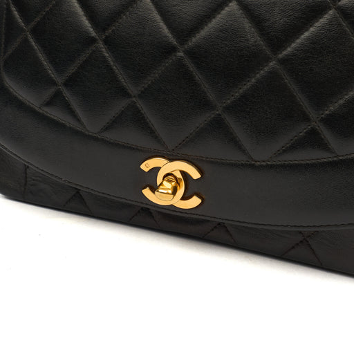 Picture of Chanel Shoulder Bag Diana - Medium in Black, Lambskin Leather