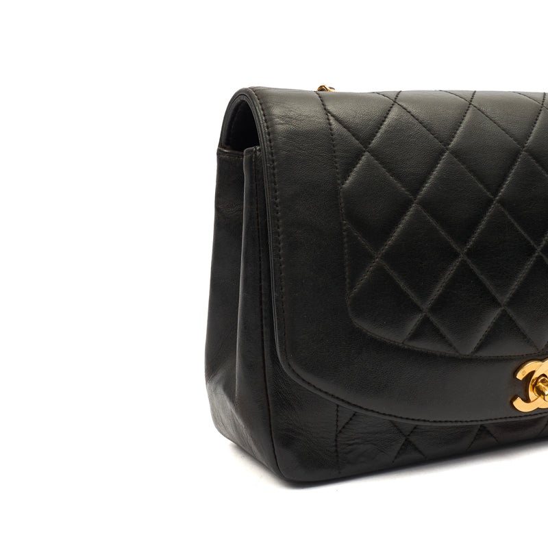 Picture of Chanel Shoulder Bag Diana - Medium in Black, Lambskin Leather