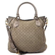 Picture of Louis Vuitton Cross Body Besace Angele in Grey, Mini Lin