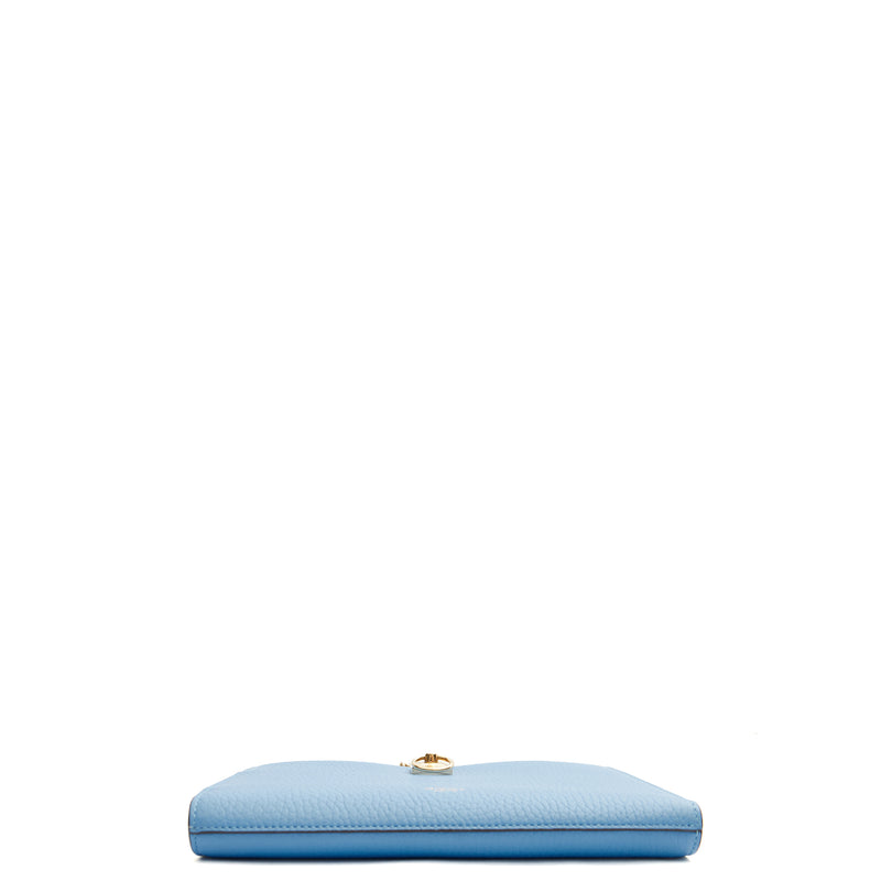 Picture of Mulberry Cross Body Amberley Clutch in Cornflour, Leather