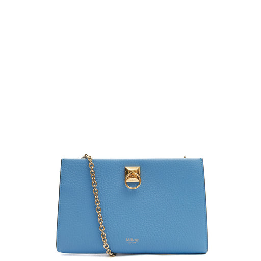 Picture of Mulberry Cross Body Amberley Clutch in Cornflour, Leather