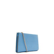 Picture of Mulberry Cross Body Amberley Clutch in Cornflour, Leather