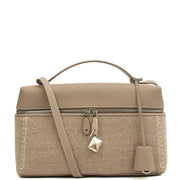 Picture of Loro Piana Cross Body L27 - Extra Pocket in Grey, Leather