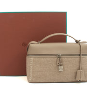 Picture of Loro Piana Cross Body L27 - Extra Pocket in Grey, Leather