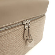 Picture of Loro Piana Cross Body L27 - Extra Pocket in Grey, Leather