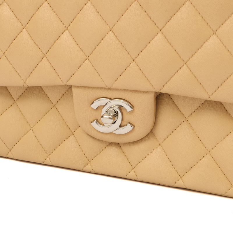 Picture of Chanel Shoulder Bag Classic Double Flap - Medium in Neutral, Lambskin Leather