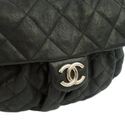 Picture of Chanel Shoulder Bag Chain Around Flap in Black, Calfskin Leather
