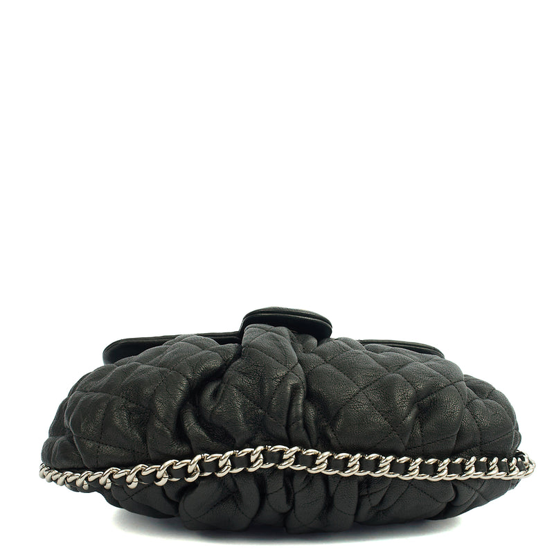 Picture of Chanel Shoulder Bag Chain Around Flap in Black, Calfskin Leather