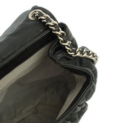 Picture of Chanel Shoulder Bag Chain Around Flap in Black, Calfskin Leather
