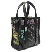 Picture of Balenciaga Top Handle Bazar XXS Shopper Bag in Pink, Leather
