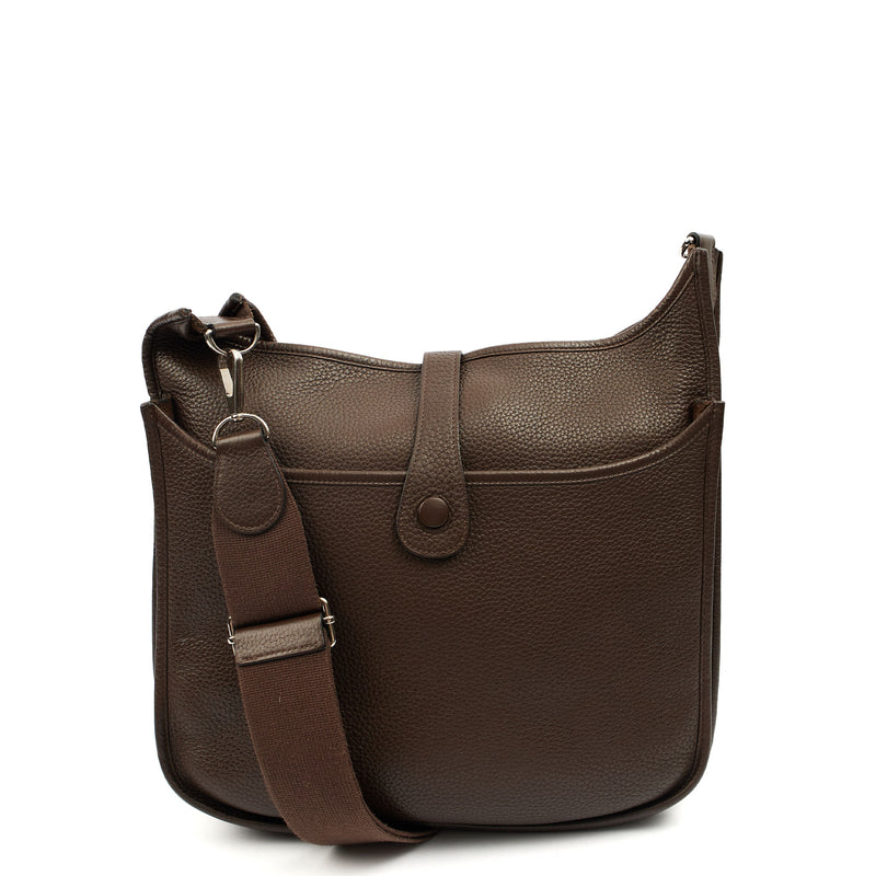 Picture of Hermes Cross Body Evelyne 29 in Cacao, Togo Leather