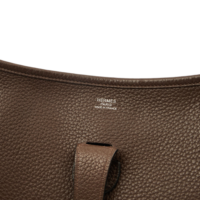 Picture of Hermes Cross Body Evelyne 29 in Cacao, Togo Leather