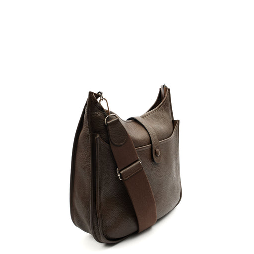 Picture of Hermes Cross Body Evelyne 29 in Cacao, Togo Leather