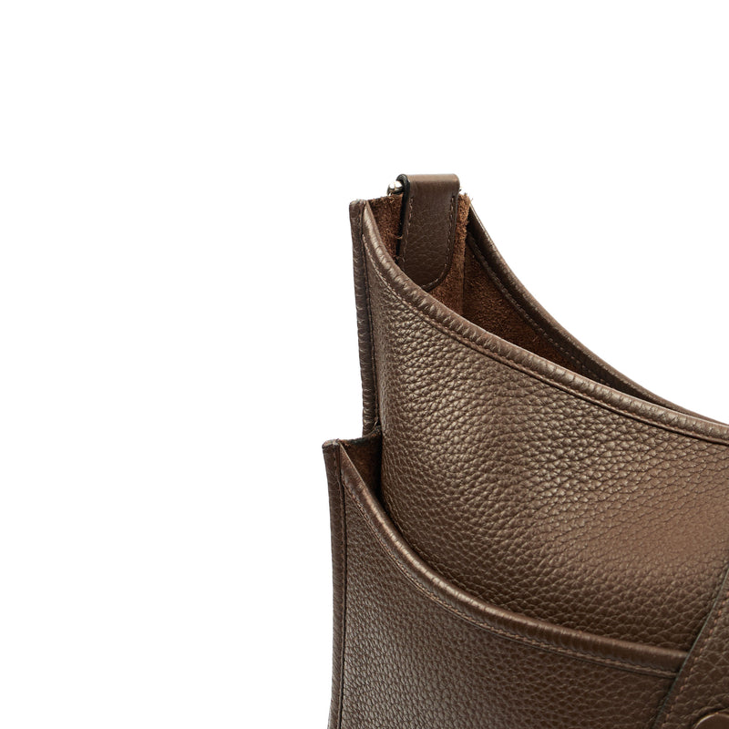 Picture of Hermes Cross Body Evelyne 29 in Cacao, Togo Leather