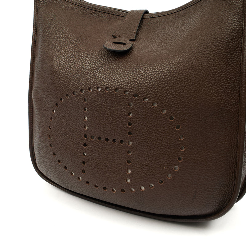Picture of Hermes Cross Body Evelyne 29 in Cacao, Togo Leather