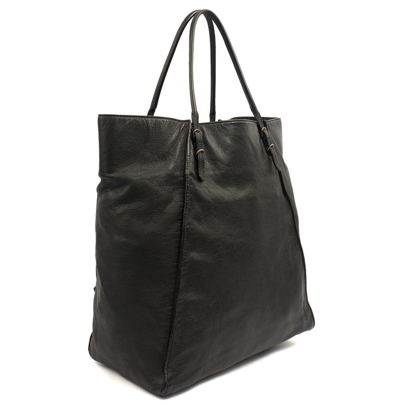 Picture of Balenciaga Tote Papier A4 Tote in Black, Leather
