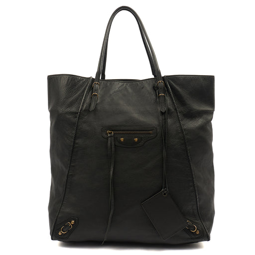 Picture of Balenciaga Tote Papier A4 Tote in Black, Leather