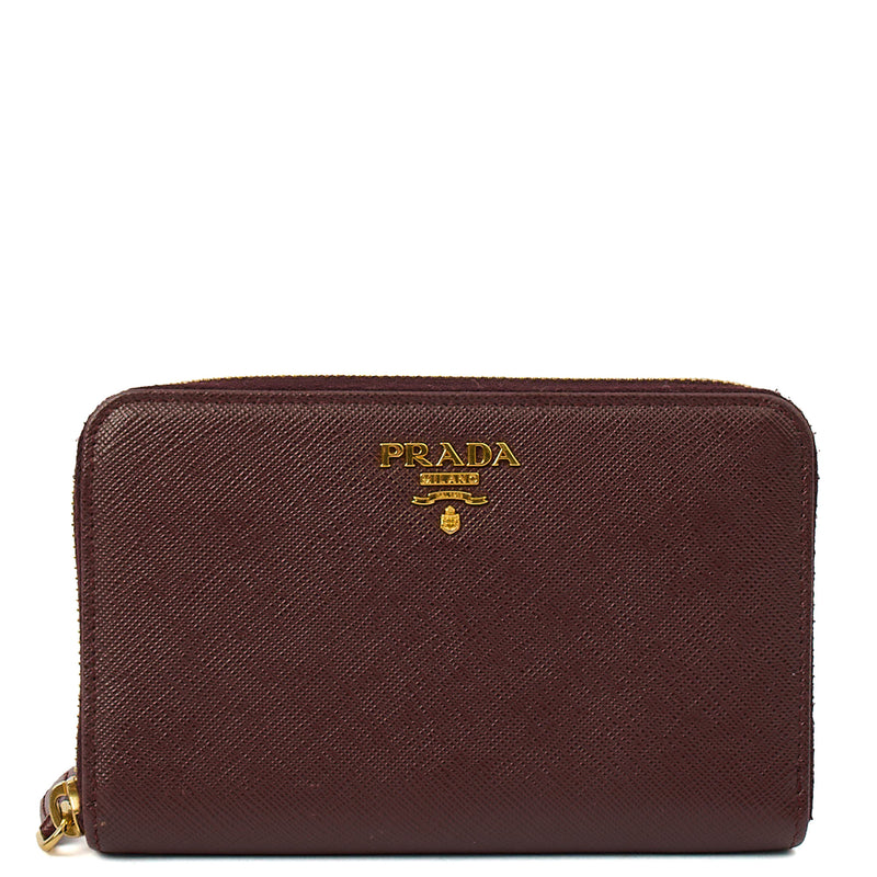 Picture of Prada Purse Wallet in Red, Leather