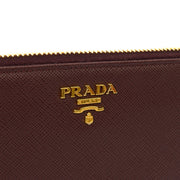 Picture of Prada Purse Wallet in Red, Leather