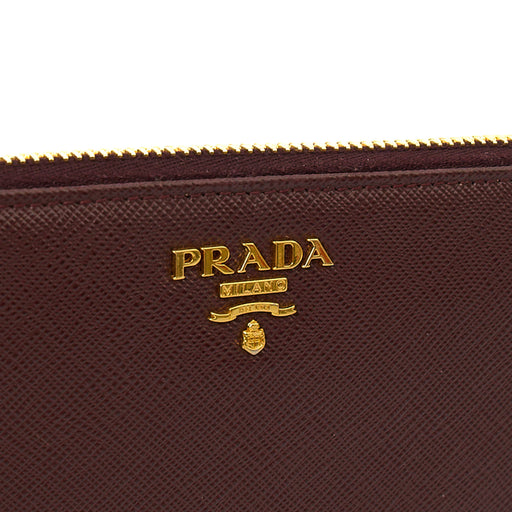 Picture of Prada Purse Wallet in Red, Leather