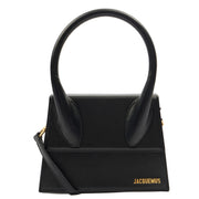 Picture of Jacquemus Top Handle Le Grand Chiquito in Black, Leather