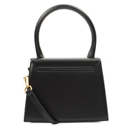 Picture of Jacquemus Top Handle Le Grand Chiquito in Black, Leather